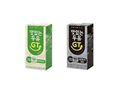 맛있는 두유 GT 담백한맛 190ml x 24개 + 검은콩 190ml x 24개