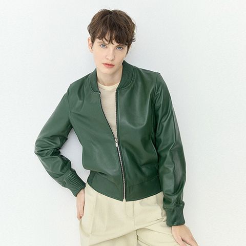 [최초기획가 399000원/ROBO] 로보 이태리 나파 봄버 레더재킷