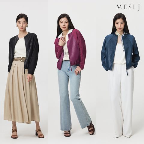 [론칭가69900원] 메시제이 26SS FAUX 레더 재킷