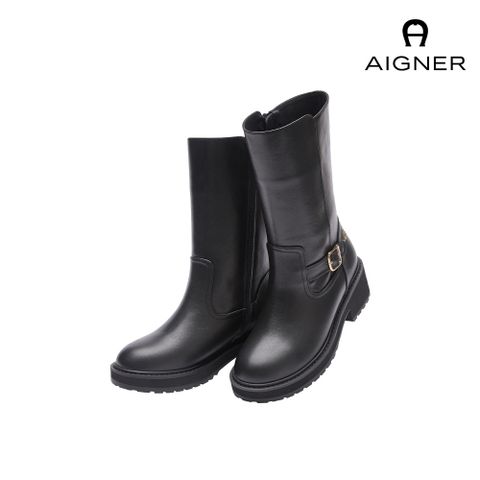 [방송중에만 7만원 최초세일] 아이그너 25FW 소가죽 미들 부츠