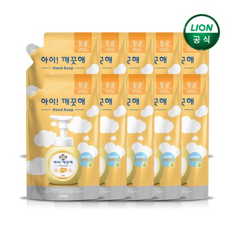 아이깨끗해 핸드워시 순 200ml 리필 x 10개
