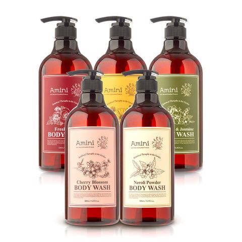 아미니 플라워테라피 중용량 바디워시 500ml x 3개