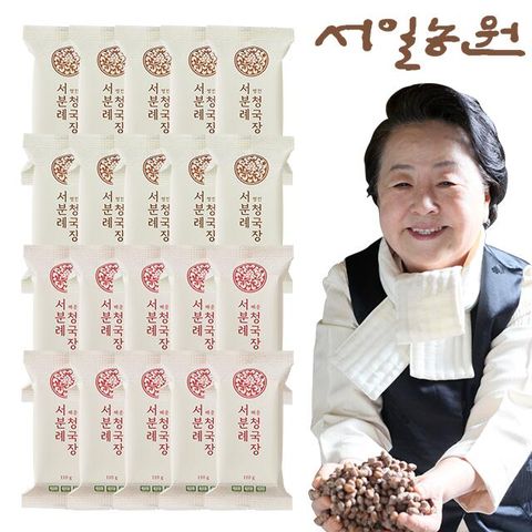 서일농원 서분례 명인청국장 110g10팩 + 매운청국장 110g10팩