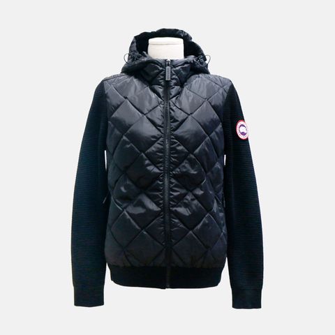 (캐나다구스) 퀼티드 니트 후드 패딩 재킷(6800L9061)