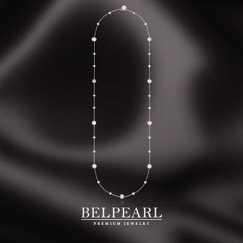 벨펄 리얼 담수진주 9.5.5 디바이드 목걸이 1종