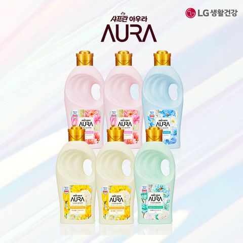 샤프란 아우라 고농축 섬유유연제 1L x 6통ⓐ