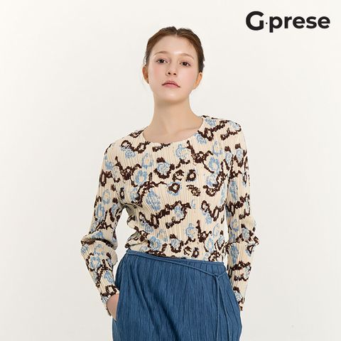 [G.prese] 지프레세 26SS 패턴 블라우스