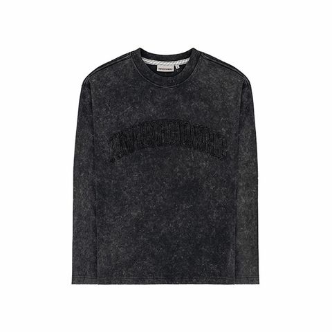 [PEOPLE OF THE WORLD] 피플오브더월드 아플리케 티셔츠 2종 모두(화이트+차콜)