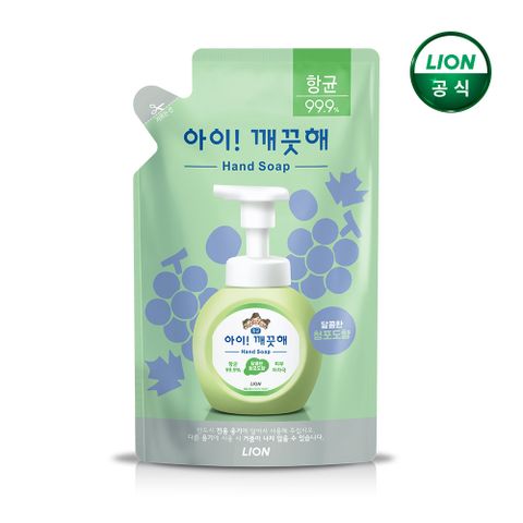아이깨끗해 핸드워시 청포도 450ml리필 x 1개