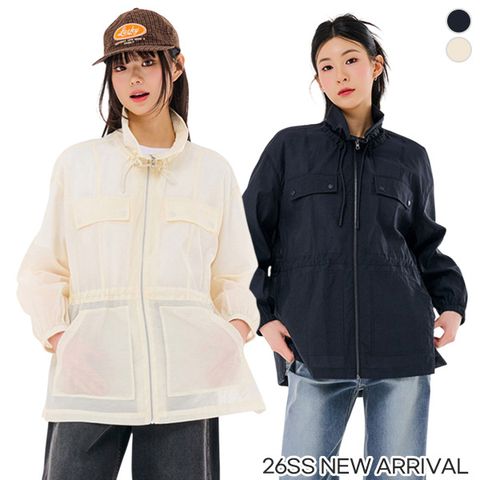 {체이스컬트} (2Color) High necked 사파리 JUMPER