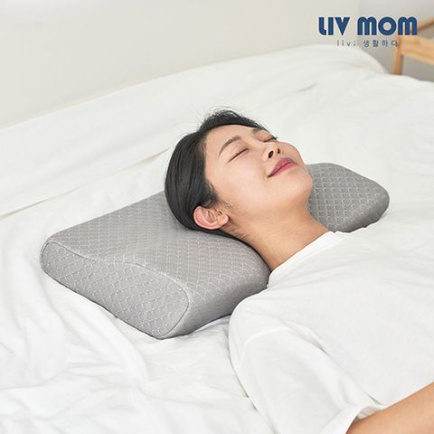 [리브맘]3D 메모리폼 누빔 경추베개