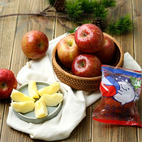 [오늘따온]특등급 거창 세척사과(부사) 5kg / 2.5kg x 2박스 / M+L사이즈