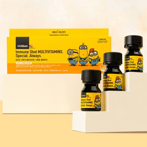 [비비슨] 미니언즈 이뮨샷 멀티비타민 스페셜 올웨이즈 1박스(6병)