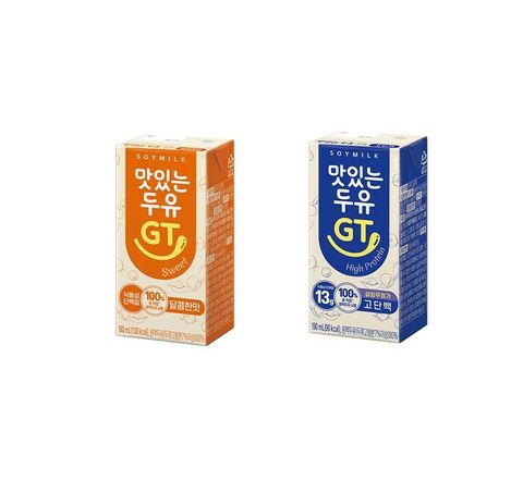 맛있는 두유 GT 달콤한맛 190ml x 24개 + 고단백 190ml x 24개