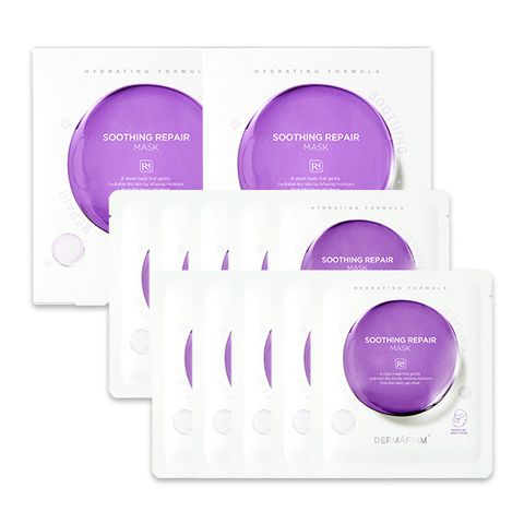[더마펌] 수딩 리페어 마스크 R4 워터겔 수분 충전 마스크 2박스 (10매입)