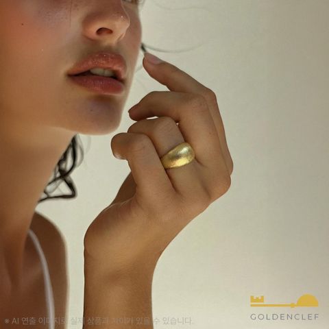 골든클레프 18K 아볼토 돔형 반지