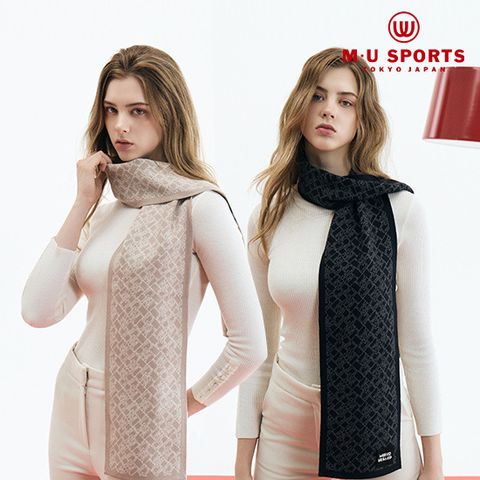 [MU SPORTS] 엠유 자카드 리버시블 머플러
