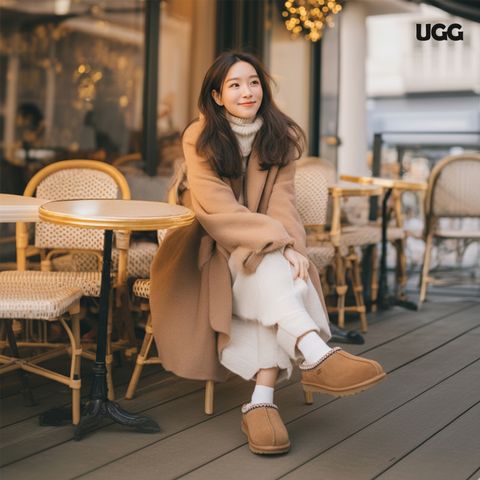 어그 UGG 타스만 II 여성 겨울 방한 털슬리퍼 모카신 1019066K-CHE