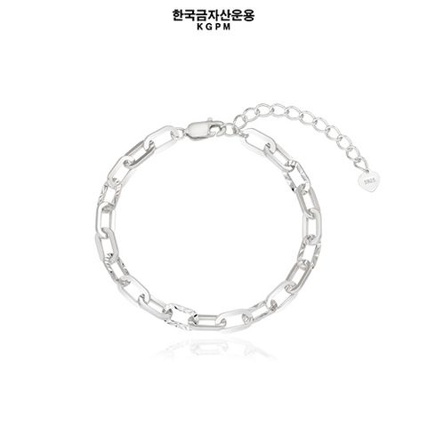 [한국금자산운용] 실버 클립체인팔찌+ (방송) 999 실버 행운 말 지폐