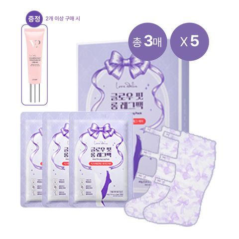 러브에델리스 글로우핏 롱레그 팩(3매입) 5박스