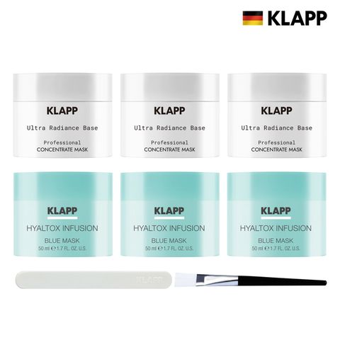 [비밀상점] 클랍 블루마스크 3개+래디언스마스크 3개+스파츌라1/브러쉬1 (EXP 26.05)