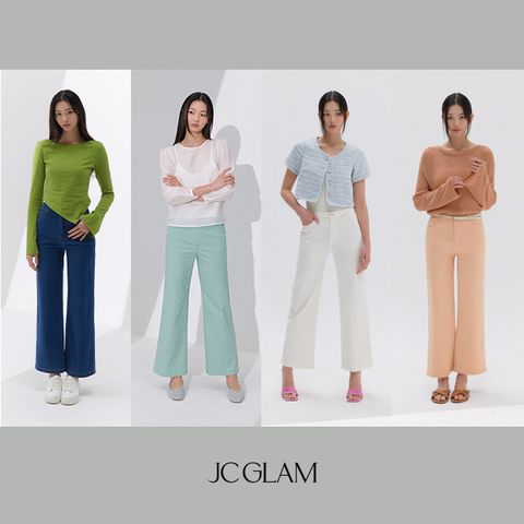 제이시글램 26SS 블라썸 와이드 데님 팬츠 4종
