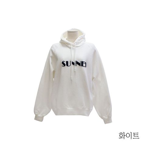[써네이] 빅로고 후드 티셔츠