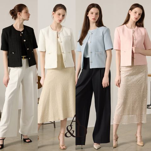 에이앤디 클래식 트위드 재킷 1종