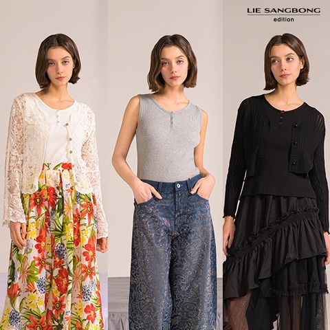 이상봉에디션 26SS 아일렛 슬리브리스 3종