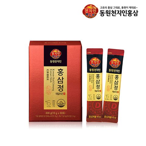 [1박스][동원천지인] 홍삼정 데일리 진 10mlX30포X1박스