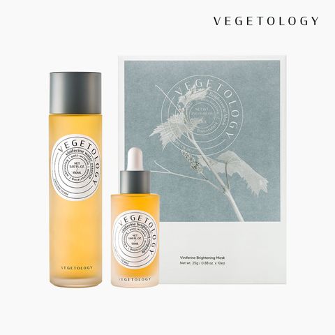 베지톨로지 비니페린 미백 트리플 패키지 (앰플 50ml + 워터에센스 150ml + 마스크 1세트))