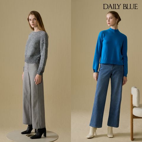 데일리블루 커브드 데님 팬츠 2종
