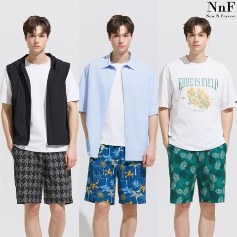 [Now n Forever] NnF SUMMER 남성 썸머 패턴 하프 팬츠 3종(N08M)