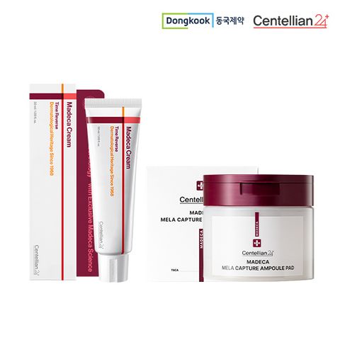 [센텔리안24] 동국제약 마데카크림 타임리버스 50ml 1개 + 멜라캡처앰플패드 본품 1개