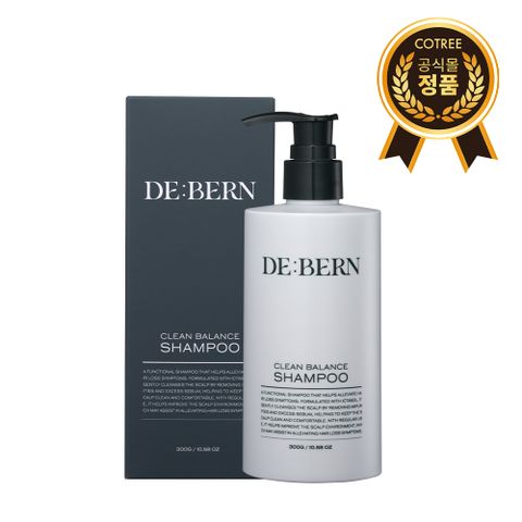 [디베른] 클린 밸런스 탈모완화 샴푸 300g + 300g
