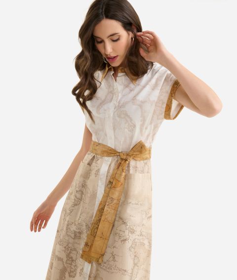 프리마클라쎄  지오 그라데이션 코튼 원피스 A15C0143-TNC0G1