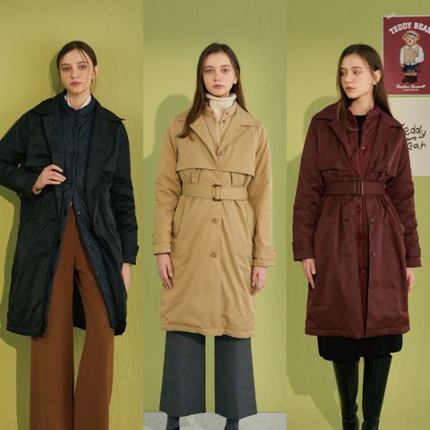 테디크루 여성 트렌치 패딩 코트 1종 (T15W-1)