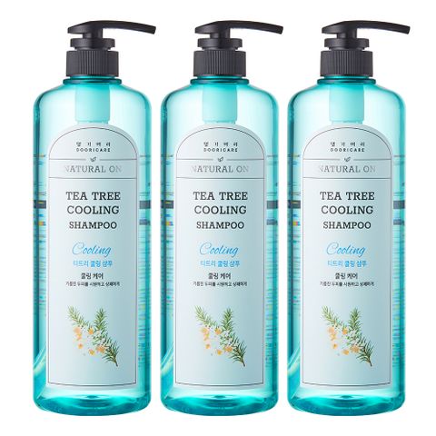  댕기머리 허벌 티트리 쿨링 샴푸 1000ml 3개 +할인쿠폰