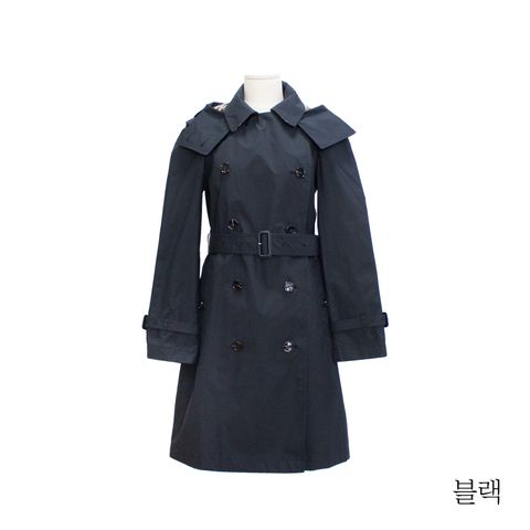 [버버리] 후드 트렌치 코트