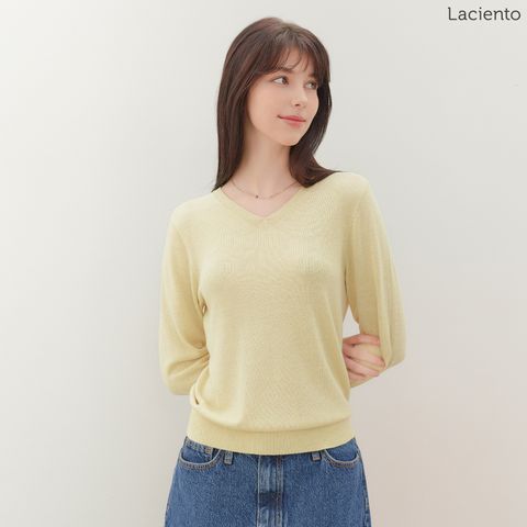 [런칭가 69900원] 라씨엔토 실크 캐시미어 블렌딩 홀가먼트 니트