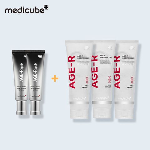 [메디큐브] 딥 리프팅 에이지알 리페어 크림 x2 + 부스터젤 250ml x3