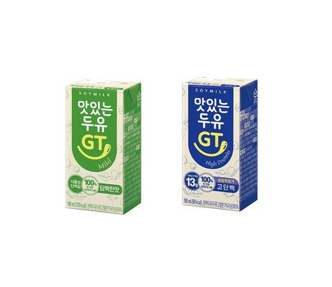 맛있는 두유 GT 담백한맛 190ml x 24개 + 고단백 190ml x 24개