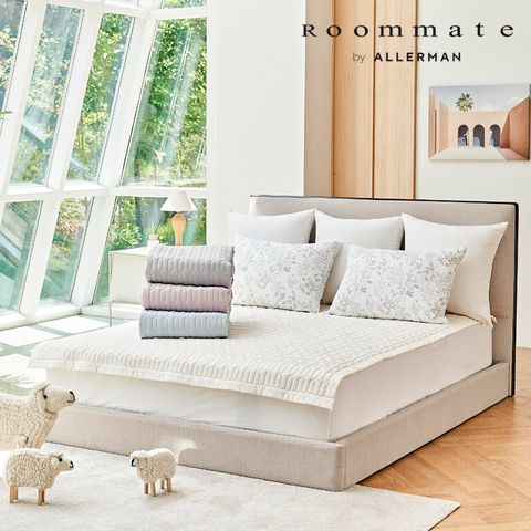 [H몰] 룸메이트by 알레르망 알러지X커버 양모패드 1+1 K 킹 사이즈