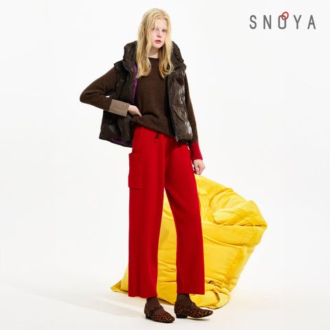 [SNOYA]스노야 메리노울100 홀가먼트 니트팬츠