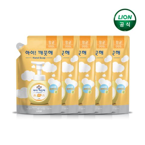 아이깨끗해 핸드워시 순 200ml 리필 x 5개