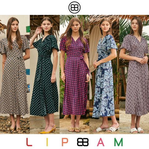 [Lipbbam] 립밤 24SS 크레오라 바하마 플레어 랩원피스 1종 +무이자3개월