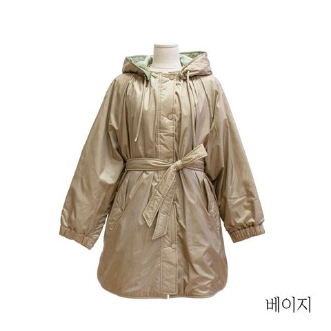 막스마라 리버서블 베란다 후드 패딩