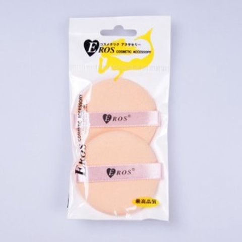 파우더 팩트 퍼프 쿠션 팩트 메이크업 쿠션 원형 2p