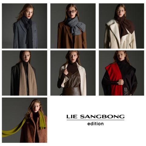 이상봉에디션 25FW 캐시미어 100% 머플러