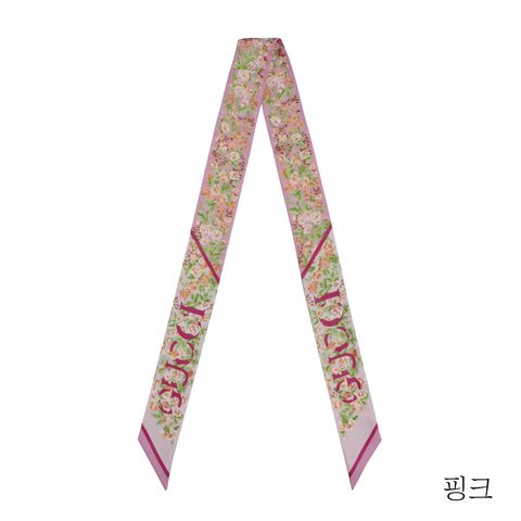 [구찌] 로즈 실크 넥 스카프(783189)